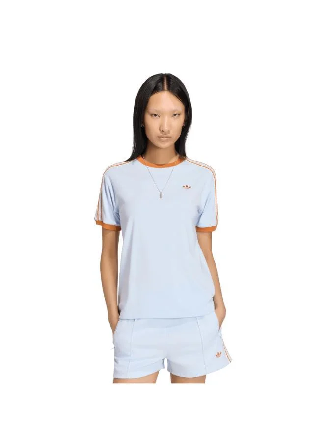 ADIDAS ORIGINALS SUMEMR GLOW ADVANCED THREE STRIPES TEE